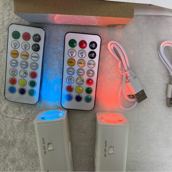 RGB LED Puck Lights with Remote Control - Picture 6 of 6